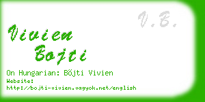 vivien bojti business card